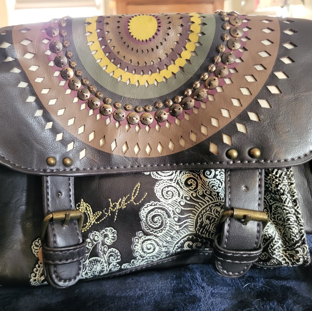 Desigual Multicolor Studded Women's Crossvody